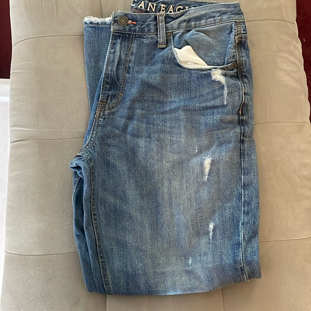 American Eagle ripped jeans